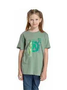 Meatfly dětské tričko Artee Olive | Zelená | Velikost 134 | 100% bavlna