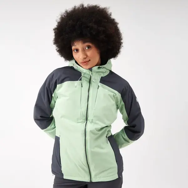 Dámská bunda regatta highton iii světle zelená/šedá 36