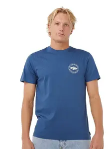 Rip curl pánské tričko Staple Light Navy | Modrá | Velikost XL