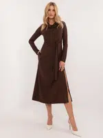 Dress-LK-SK-509792.21P-dark brown