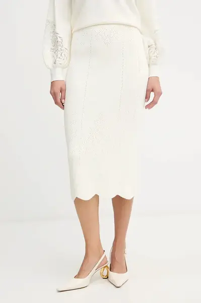 Sukně s příměsí vlny Twinset