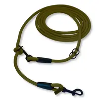 PafDog® Přepínací nastavitelné vodítko 10mm, khaki zelené extra pevné PAF-946