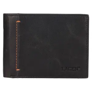 Pánská kožená peněženka Lagen Eloi - černá