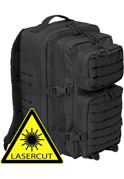 US Cooper Lasercut veľký čierny batoh