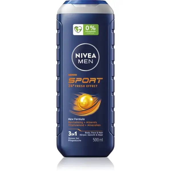 NIVEA MEN Sport sprchový gél s minerálmi pre mužov 500 ml