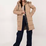Beige winter jacket