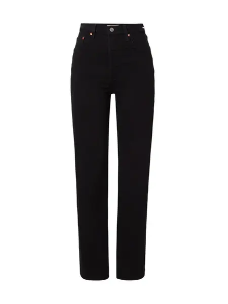 LEVI'S ® Džínsy 'Ribcage Full Length'  čierna