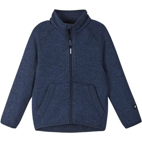 REIMA HOPPER Detský flísový sveter, tmavo modrá, veľkosť