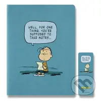 Moleskine  -  zošit Peanuts (modrý) (veľký, linajkovaný)