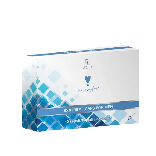 LOVE IS PERFECT Afrodiziakální kapsle pro muže 10 ks