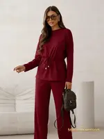 Resti Cotton Women's set a'la sweater ribbed