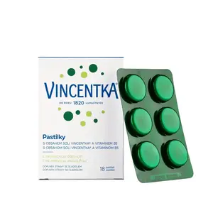 Vincentka Pastilky bylinné 18ks