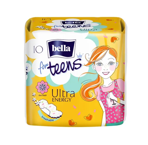 Bella For Teens Energy hygienické vložky 10ks