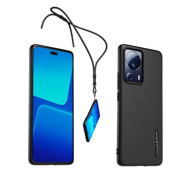 Zadní TPU kryt Made for Xiaomi s poutkem pro Xiaomi 13 Lite, černá