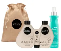 Dárková sada pro všechny typy vlasů Zenz Pure + kondicionér Malibu C zdarma + dárek zdarma