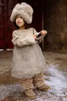 Dětské šaty s příměsí vlny Donsje Paulien Dress