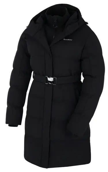 Husky Nerine L XXL, black Dámský hardshellový plněný kabát