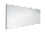 Nimco Zrcadla - Zrcadlo s LED osvětlením, 120x60 cm, hranaté, aluminium ZP 8006