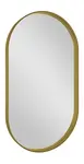 Sapho Avona - Zrcadlo v rámu 40x70cm, matná zlatá AV400G