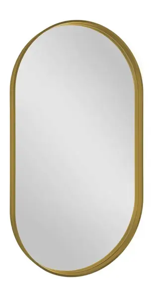 Sapho Avona - Zrcadlo v rámu 40x70cm, matná zlatá AV400G