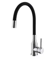 Alveus Mintas - Dřezová baterie s flexibilním ramenem, chrom/černá 1144427