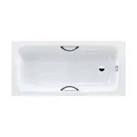 Kaldewei Advantage - Obdĺžniková vaňa Cayono Star 754, 160x70 cm, s otvormi na držadlá, antislip, biela 275430000001