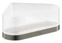 Grohe Selection - Miska do sprchy s držiakom, rohová, kefovaný Hard Graphite 41038AL0
