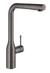 Grohe Essence - Dřezová baterie s výsuvnou sprškou, tmavý grafit 30270A00