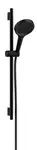 Hansgrohe Rainfinity - Set sprchovej hlavice, tyče a hadice, 3 prúdy, matná čierna 28745670