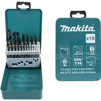 Makita Príslušenstvo - 19-dielna súprava vrtákov do kovu D-54081