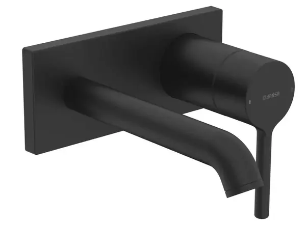 Hansa Vantis Style - Umývadlová batéria pod omietku, matná čierna 5480210733