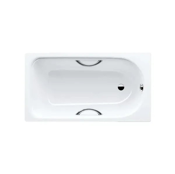 Kaldewei Advantage - Obdĺžniková vaňa Saniform Plus Star 331, 150x70 cm, s otvormi na držadlá, biela 133100010001
