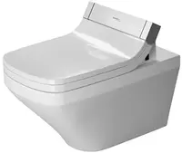 Duravit DuraStyle - Závesné WC na SensoWash, s WonderGliss, biela 25375900001