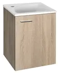 Aqualine Keramia Fresh - Umyvadlová skříňka 40x50x32 cm, dub platin 51048DP