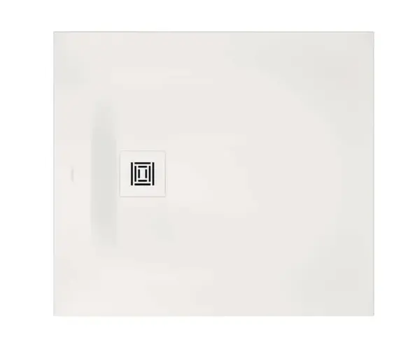 Duravit Sustano - Sprchová vanička, 90x80 cm, DuraSolid, matná bílá 720270740000000