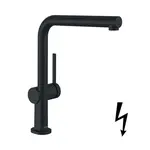 Hansgrohe Talis M54 - Dřezová baterie, s výsuvnou koncovkou, matná černá 72860670