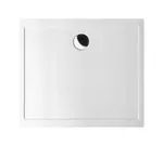 Polysan Vaničky - Sprchová vanička Karia, 80x70 cm, liaty mramor, biela 11091