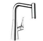 Hansgrohe M71 - Dřezová baterie M7116-H220 s výsuvnou sprškou, sBOX, chrom 73800000