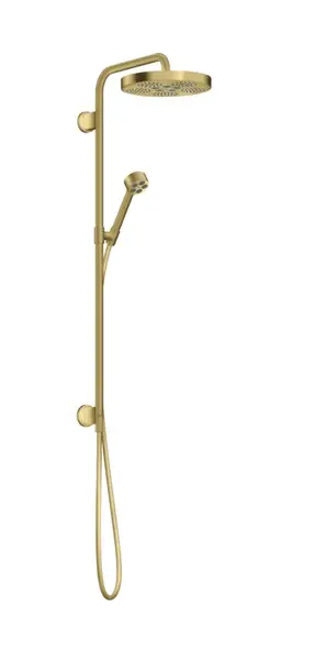 Axor One - Sprchový set bez batérie, priemer 28 cm, kefovaná mosadz 48790950