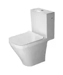Duravit DuraStyle - WC kombi misa, zadný odpad, s WonderGliss, biela 21620900001