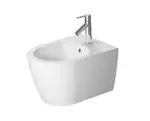 Duravit ME by Starck - Závesný bidet Compact, s WonderGliss, alpská biela 22901500001