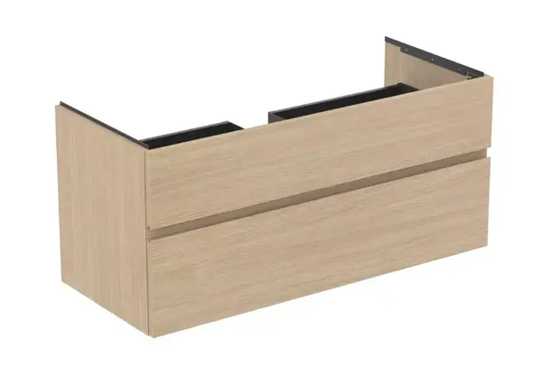 Ideal Standard Finesse - Umývadlová skrinka, 120x51x55 cm, 2 zásuvky, biely dub E3394US
