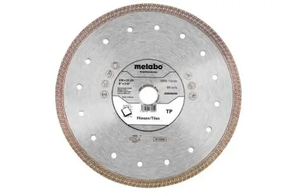 Metabo - Diamantový rezný kotúč na dlaždice 230x22,23 mm 628580000