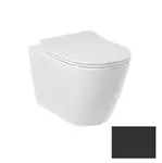 Kludi Resa R - Závesné WC, Rimless, Spiralflush, matná čierna 23WCW0239