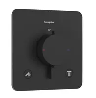 Hansgrohe Ecostat Comfort Q - Termostatická batéria pod omietku, na 2 spotrebiče, matná čierna 33713670