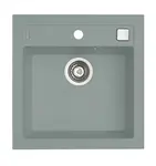 Alveus Formic - Granitový drez, 52x51 cm, s ovládaním odtoku, concrete 1124319