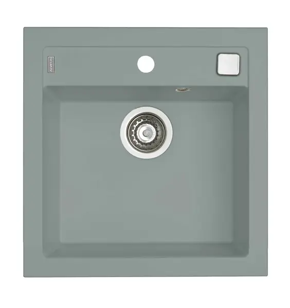 Alveus Formic - Granitový drez, 52x51 cm, s ovládaním odtoku, concrete 1124319