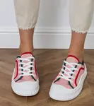 Gemre Pink women's platform sneakers Salis