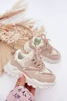 Boto Sportovní boty sneakers dětské béžové Tilvianea