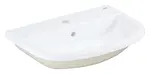Grohe Bau Ceramic - Umyvadlo nábytkové 56x40 cm, s přepadem, otvor pro baterii, alpská bílá 39422000